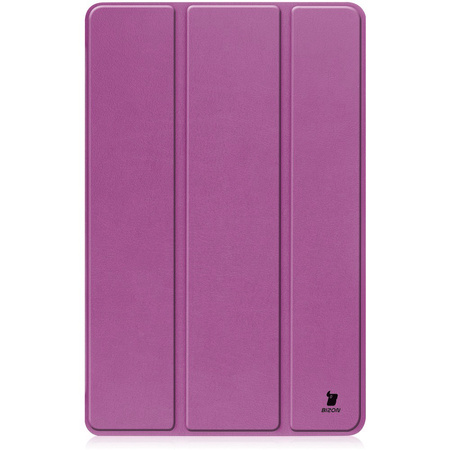 Etui Bizon Case Tab Croc do Xiaomi Redmi Pad 10.6 2022, ciemnofioletowe