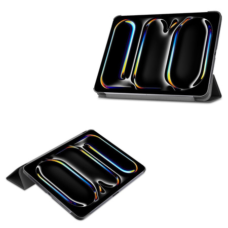 Etui Bizon Case Tab Croc do iPad Pro 13" 2025 / 2024, czarne