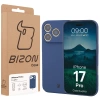 Etui Bizon Case Łupka do iPhone 17 Pro, niebieskie