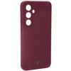 Silikonowe etui Bizon Soft Case do Galaxy S24 FE, ciemnofioletowe