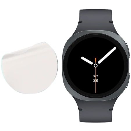 Folia matowa Bizon Glass Watch Film Sun Duo do Galaxy Watch 8 44 mm, 2 sztuki