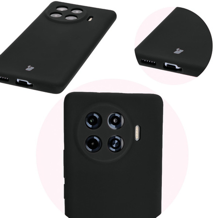 Silikonowe etui Bizon Soft Case do Tecno Spark 20 Pro+, czarne