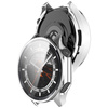 Etui z osłoną ekranu Bizon Case Watch Felipe do OnePlus Watch 3 / Oppo Watch X2, srebrne