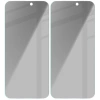 Prywatyzujące szkło hartowane Bizon Glass Clear Shadow Duo do iPhone 15 Plus / 15 Pro Max / iPhone 16 Plus, przyciemniane, 2 sztuki