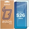 Szkło hartowane Bizon Glass Edge 2 do Galaxy S26 Ultra, czarna ramka