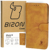 Etui z klapką Bizon Case Pocket do iPhone 14, brązowe