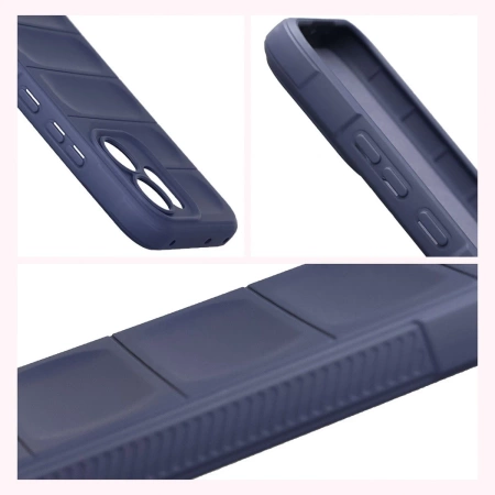 Pancerne etui Bizon Case Tur do Oppo Reno 14 F / 14 FS, granatowe