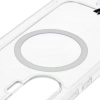 Etui z pierścieniem magnetycznym Bizon Case CrystalO do Xiaomi POCO F7, przezroczyste