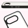 Etui Bizon Case Angelo do Google Pixel 9a, półprzezroczyste z czarną ramką