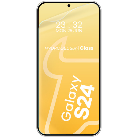 Folia matowa Bizon Glass Hydrogel Sun do Galaxy S24, 2 sztuki