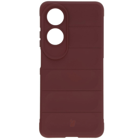 Pancerne etui Bizon Case Tur do Oppo A60 4G, burgundowe