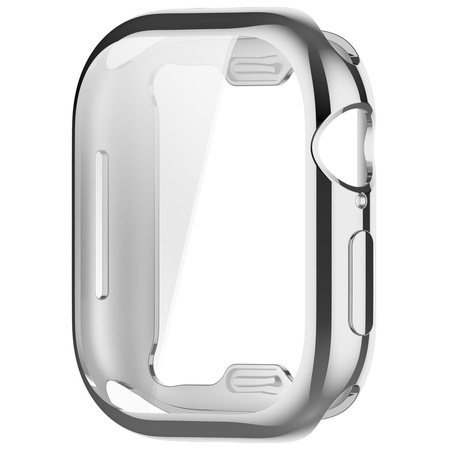 Etui Bizon Case Watch Felipe do Apple Watch 10 (42mm), srebrne