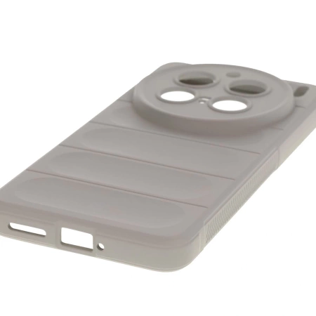 Pancerne etui Bizon Case Tur do Vivo X200 Pro, jasnoszare
