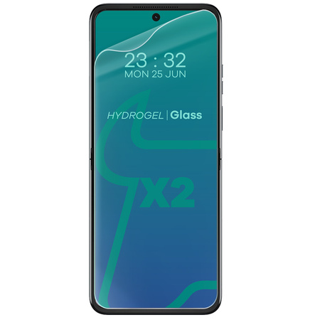 Folia hydrożelowa na tył i przód Bizon Glass Hydrogel, Motorola Razr 50