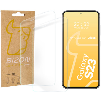 Folia matowa Bizon Glass Hydrogel Sun do Galaxy S23, 2 sztuki