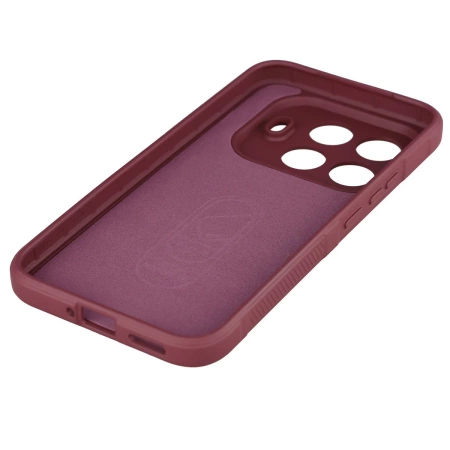 Pancerne etui Bizon Case Tur do Xiaomi 15T Pro, burgundowe