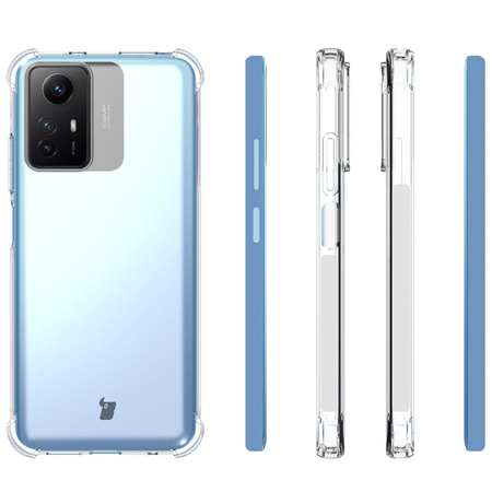 Elastyczne etui Bizon Case Salpa do Xiaomi Redmi Note 12S, przezroczyste