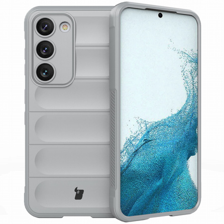 Pancerne etui Bizon Case Tur do Galaxy S23 Plus, jasnoszare