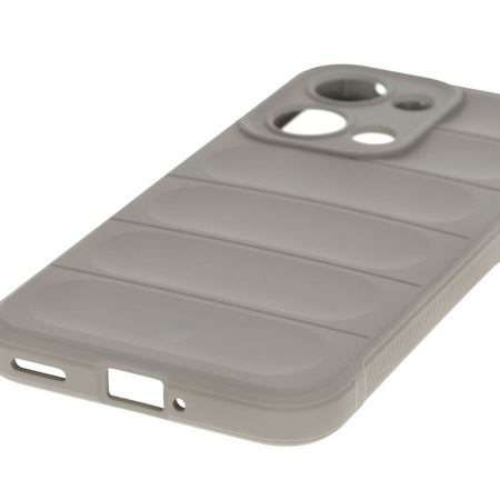 Pancerne etui Bizon Case Tur do Oppo Reno13, jasnoszare