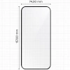 Szkło hartowane z ramką do łatwej aplikacji Bizon Glass Aplikator do iPhone 16 Plus, 2 sztuki