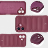 Pancerne etui Bizon Case Tur do iPhone 16 Plus, burgundowe