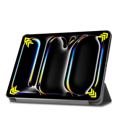 Etui Bizon Case Tab Croc do iPad Pro 11" 2025 / 2024, czarne