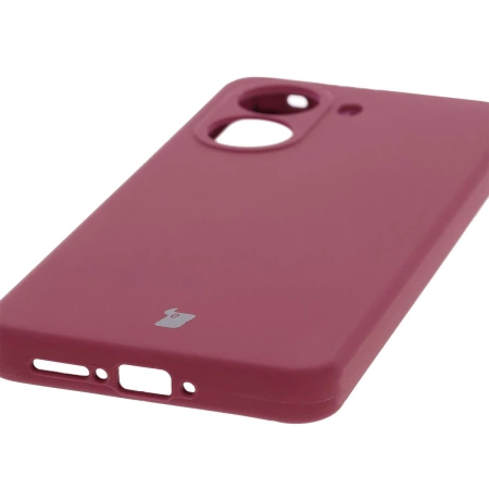 Silikonowe etui Bizon Soft Case do Xiaomi POCO X7 Pro, ciemnofioletowe