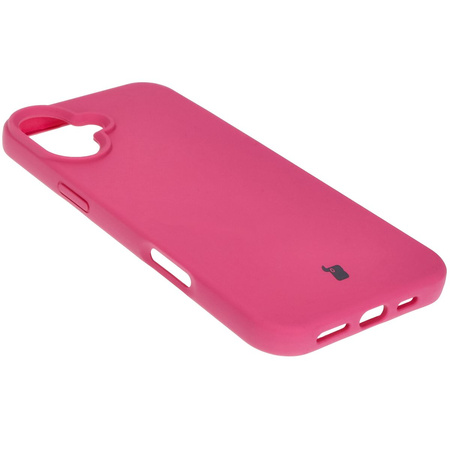 Silikonowe etui Bizon Soft Case do iPhone 16 Plus, fuksja