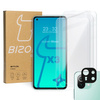 3x Szkło hartowane + szybka na aparat Bizon Glass Clear Pack do Xiaomi Mi 11 Lite / 5G / 5G NE