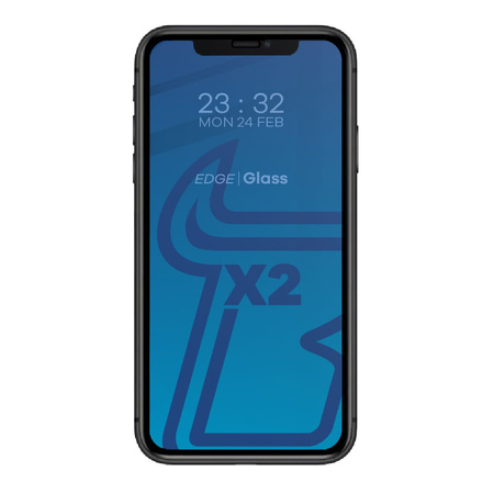 2x Szkło + szybka na aparat Bizon Edge Pack do iPhone 11