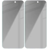 Prywatyzujące szkło hartowane Bizon Glass Clear Shadow Duo do iPhone 16 Pro Max, przyciemniane, 2 sztuki
