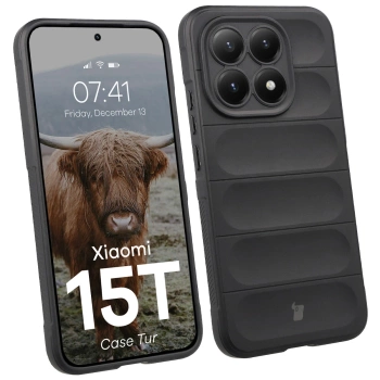 Pancerne etui Bizon Case Tur do Xiaomi 15T, czarne