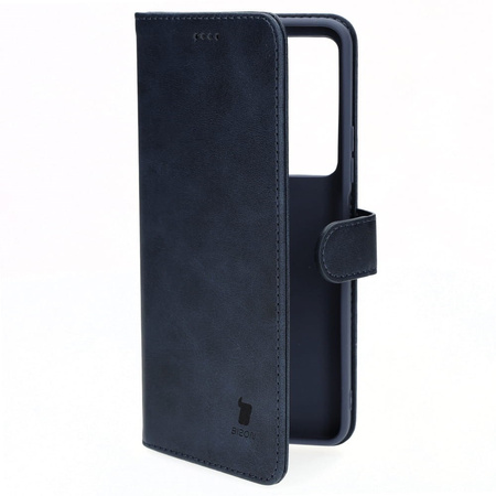 Etui Bizon Case Wallet do Xiaomi Poco F4, granatowe