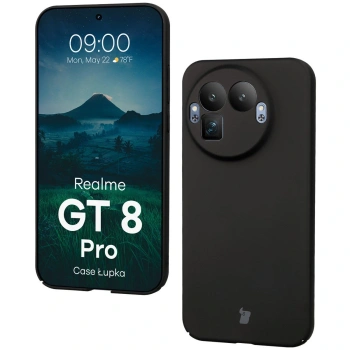 Etui Bizon Case Łupka do Realme GT 8 Pro, czarne