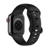 Pasek Bizon Strap Watch Silicone S do Apple Watch 44/45/46/49 mm, czarny