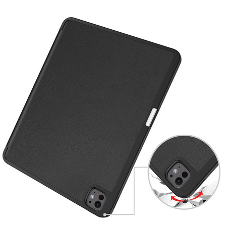 Etui Bizon Case Tab Lizard do iPad Pro 13" 2025 / 2024, czarne