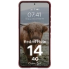 Pancerne etui Bizon Case Tur do Xiaomi Redmi Note 14 4G, burgundowe