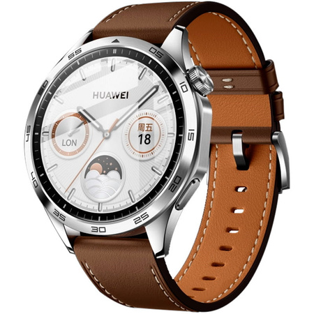 Szkło hybrydowe Bizon Glass Watch Edge Hybrid dla Huawei Watch GT 4 46 mm, czarne