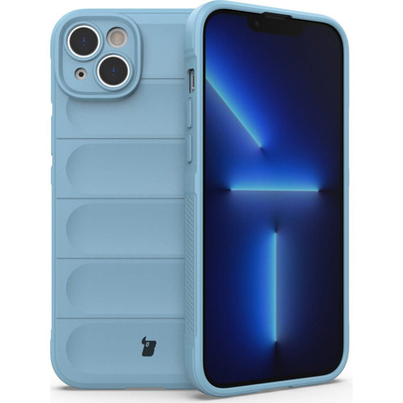 Pancerne etui Bizon Case Tur do iPhone 14 Plus, jasnoniebieskie