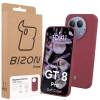Silikonowe etui Bizon Soft Case do Realme GT 8 Pro, ciemnofioletowe