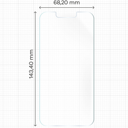 Folia matowa Bizon Glass Film Sun do iPhone 14, 2 sztuki