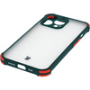 Etui Bizon Case AntiShock Hybrid do iPhone 13 Pro, ciemnozielone