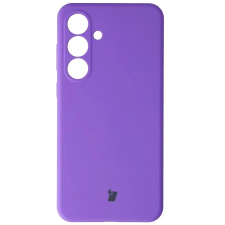 Silikonowe etui Bizon Soft Case do Galaxy S25 FE, fioletowe