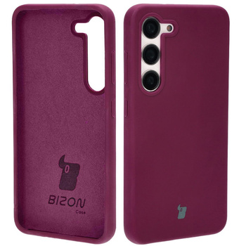 Etui silikonowe Bizon Soft Case do Galaxy S23, ciemnofioletowe