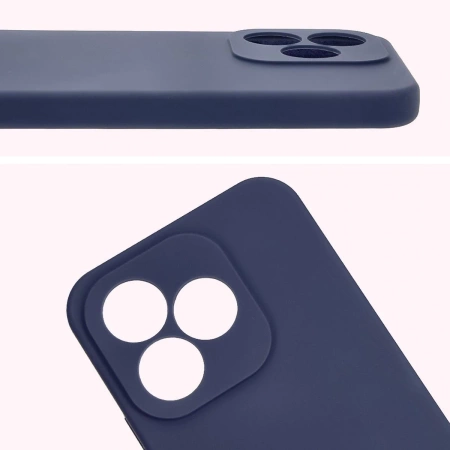 Silikonowe etui Bizon Soft Case do Honor 400 Lite, ciemnoniebieskie