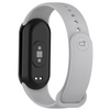 Pasek Bizon Strap Watch Dots do Xiaomi Mi Smart Band 8, jasnoszary