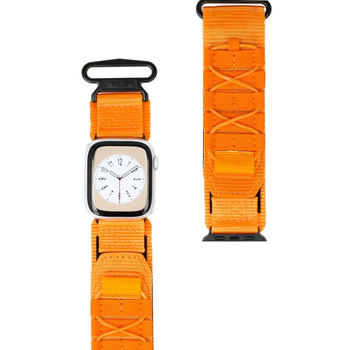 Sportowy pasek do zegarka Bizon Strap Watch Adventure do Apple Watch 38/40/41 mm, pomarańczowy