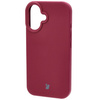 Silikonowe etui Bizon Soft Case do iPhone 16, ciemnofioletowe