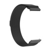 Pasek ze stali nierdzewnej do smartwatcha, Bizon Strap Watch Chain, Quick Release 20 mm, czarny