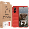 Pancerne etui Bizon Case Tur do Xiaomi POCO F7, czerwone